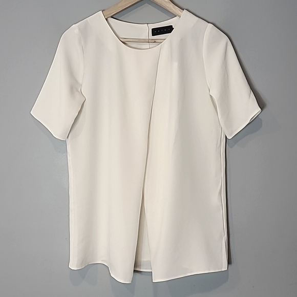 Hatch Tops - Hatch The Pullover Blouse Size 0 Crepe‎ New Ivory Comfy Top Dressy